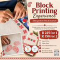 25 Oct - Block Printing - Tea Towel/Tote bag (Diwali Special) @Bryanston Organic Market, Johannesburg