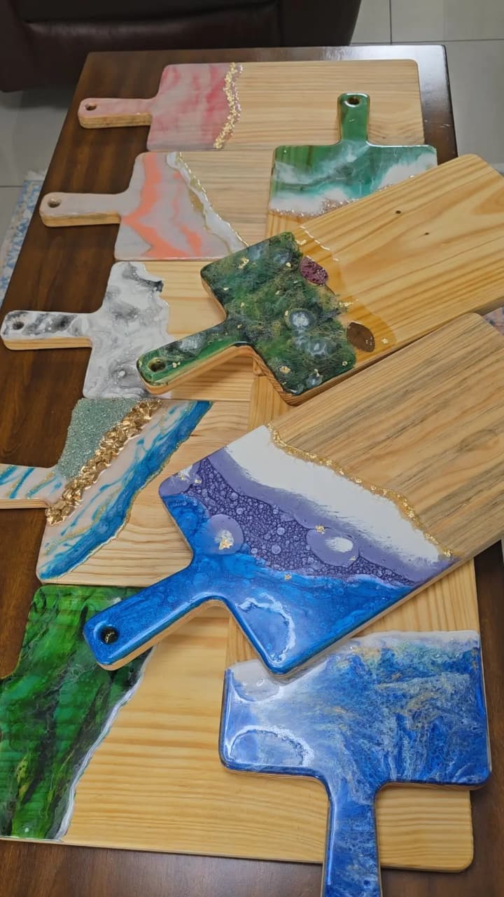 Resin Art Master Class (Canvas Or Serving Board)