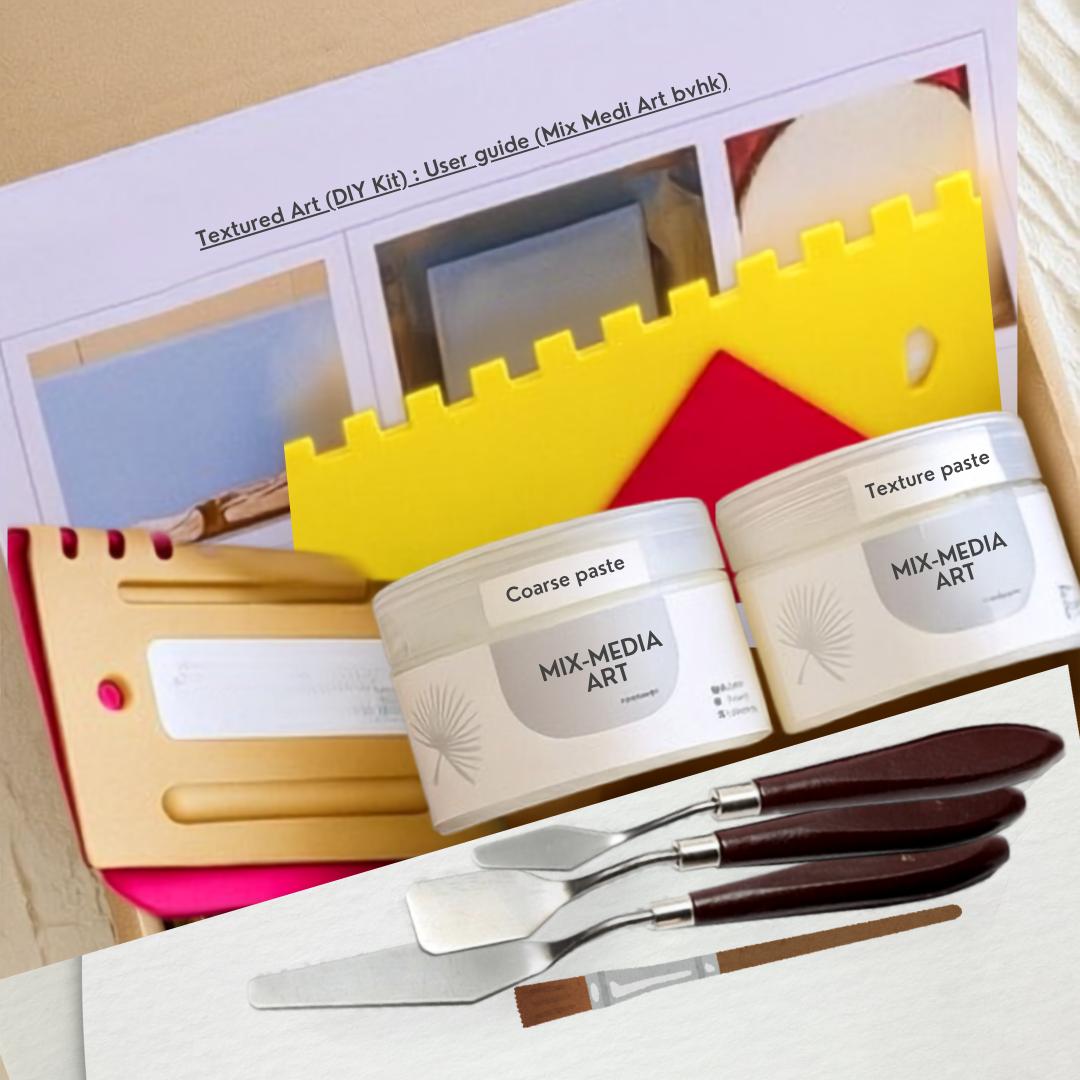 Textured art DIY kit