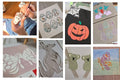 Textured Art (Color and Stencils)