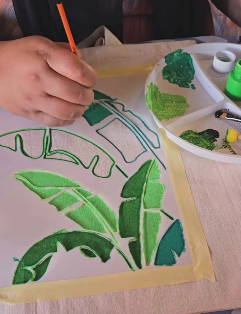 Hand-Painting Canvas Tote Bag (Make your Own Personalized Bag)